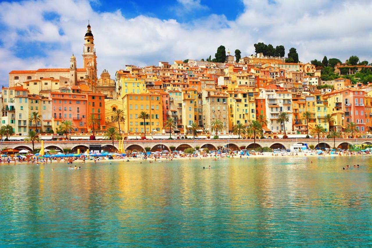 Les Mimosas Bed and Breakfast Menton Eksteriør billede