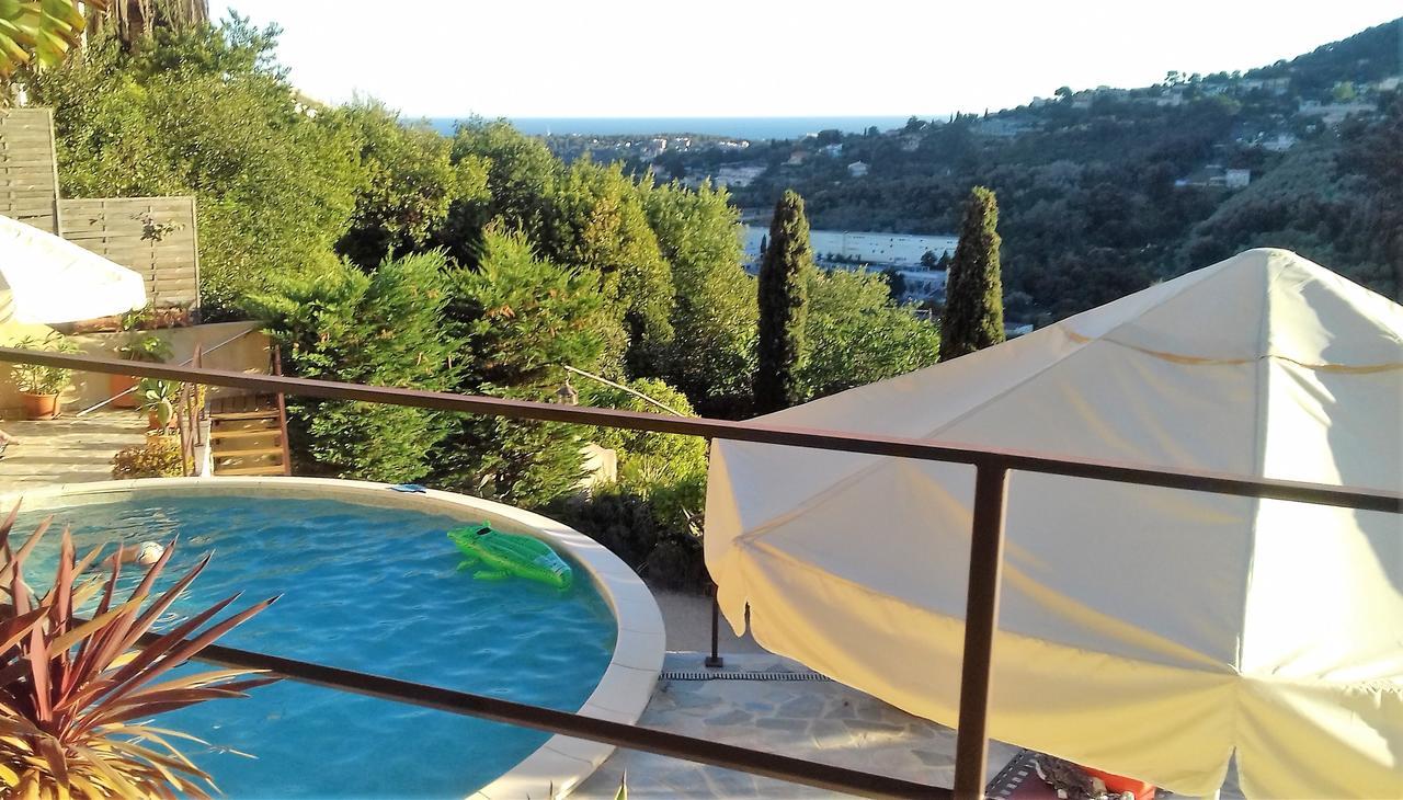Les Mimosas Bed and Breakfast Menton Eksteriør billede